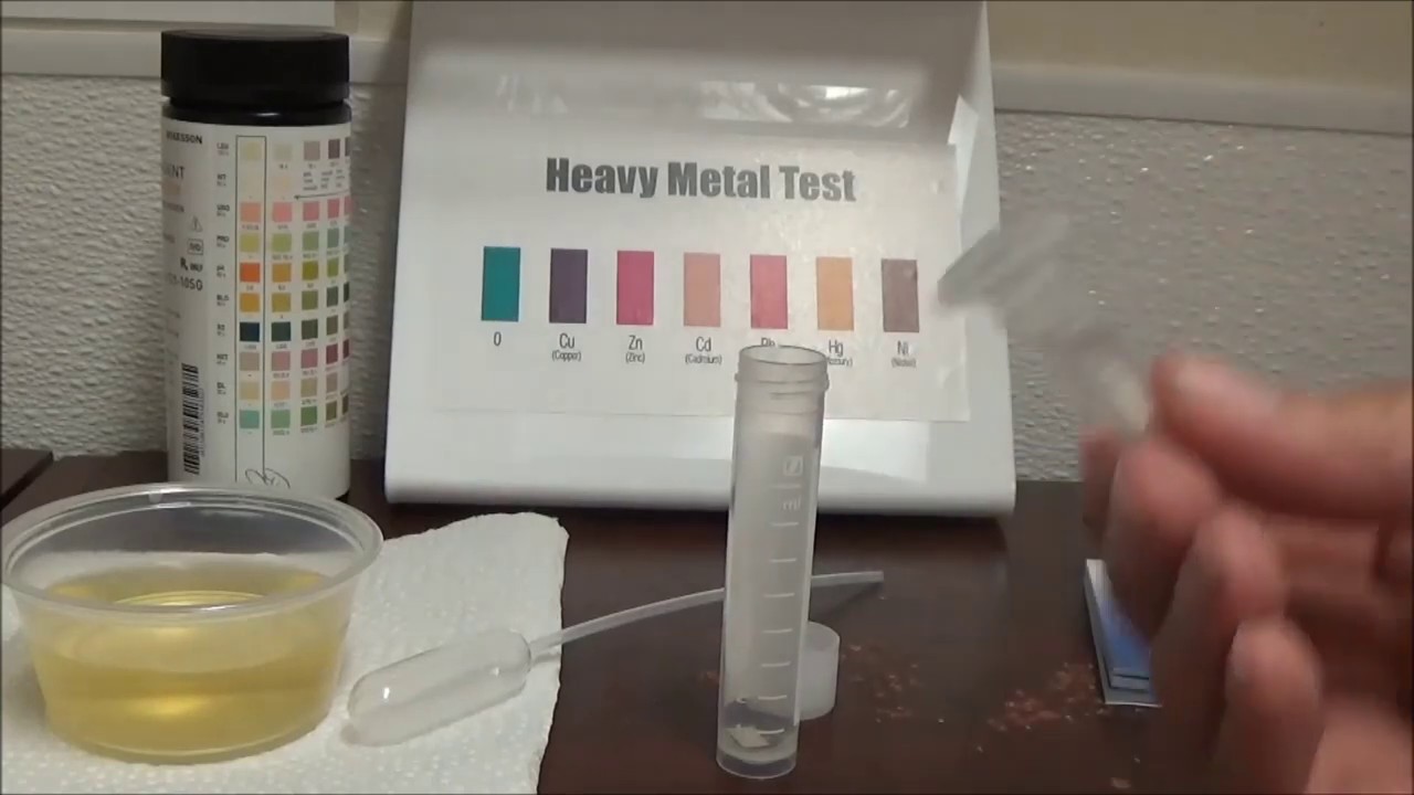 How to run a urinalysis and a heavy metals test