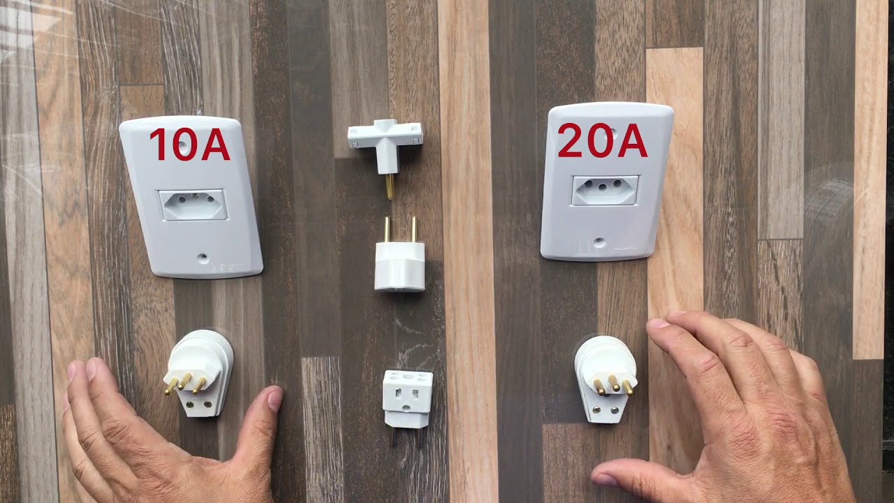 #22 tomada de 10 e 20 amperes usar sem bejamin ou adaptador , vídeo rápido de fácil entendimento