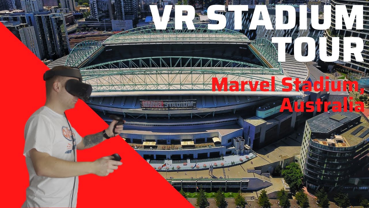 Visiting the Marvel Stadium in VR! - Melbourne