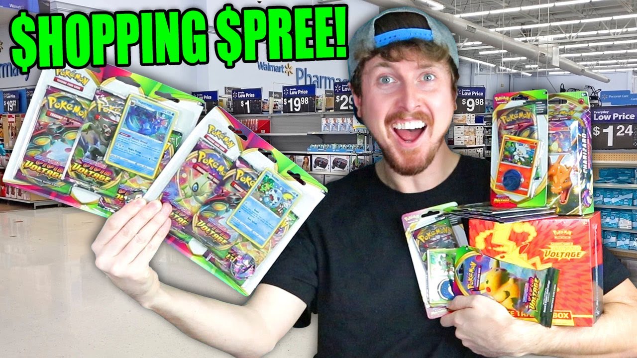 ✅ BUYING ONE OF EVERYTHING in a POKEMON VIVID VOLTAGE SHOPPING SPREE! (opening cards from Walmart)