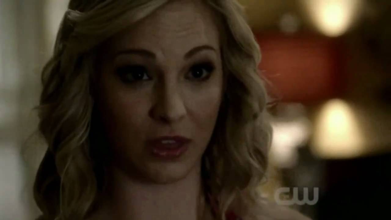 Caroline gives her blood to Matt/she tells him she's a vampire 2x16