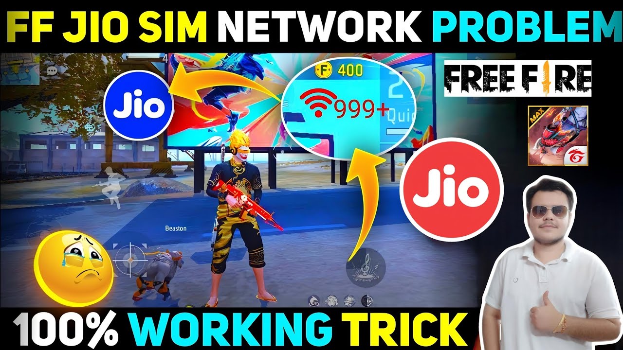 Free Fire Network Problem Jio Sim | FreeFire 999+ Problem Jio Sim | FreeFire Jio Sim Network Problem