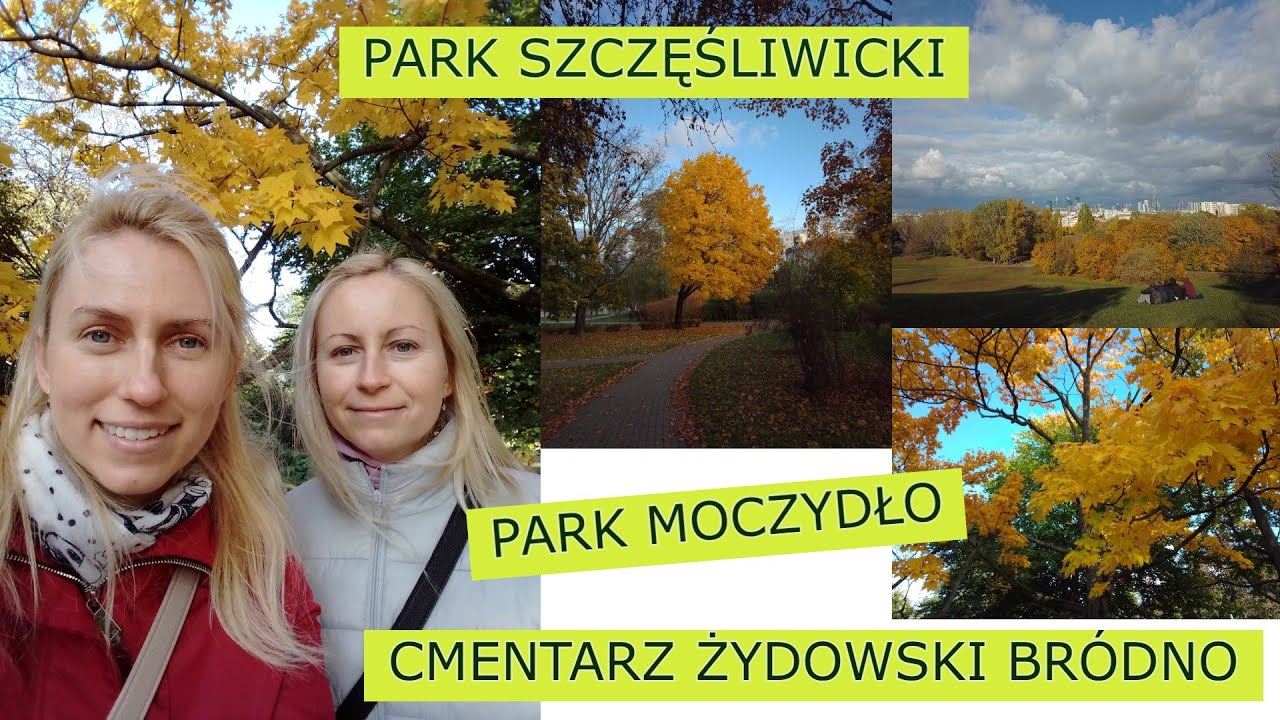 Barevný podzim ve Varšavě - Cmentarz żydowski Bródno, Fort Bema a nádherné parky