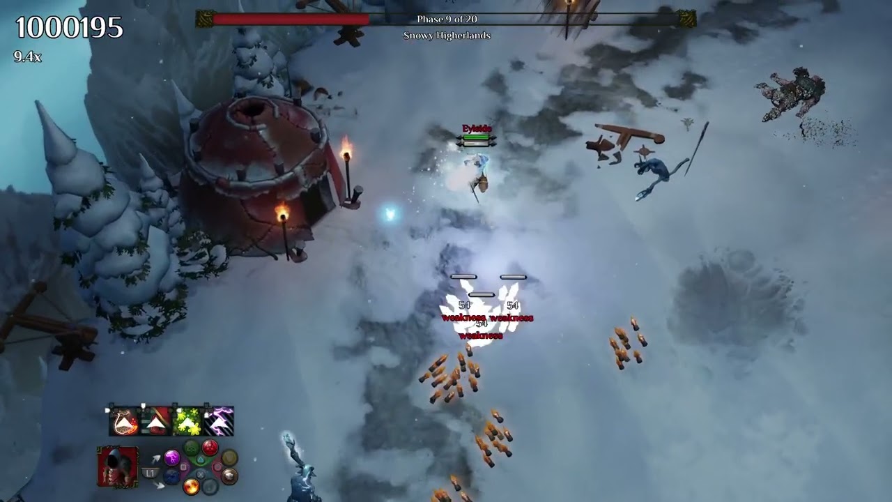 MAGICKA 2 - Snowy Higherlands Challenge (Bananas difficulty)