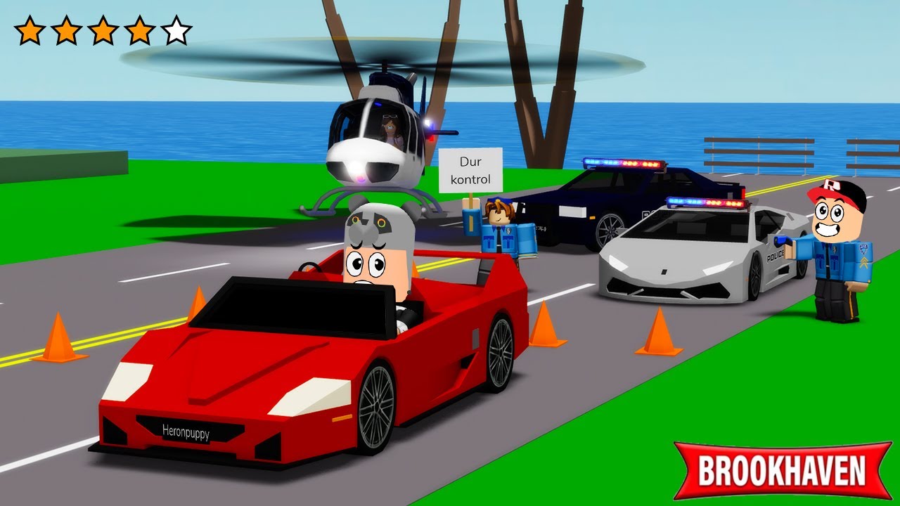 EN ÇOK ARANAN SÜRÜCÜ OLDUM! - Roblox Brookhaven