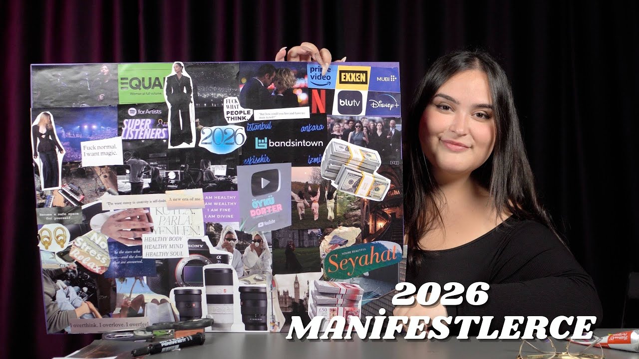 2026 MANİFESTLEME VAKTİ- VISION BOARD (geçen sene neler olmadı ifşa)