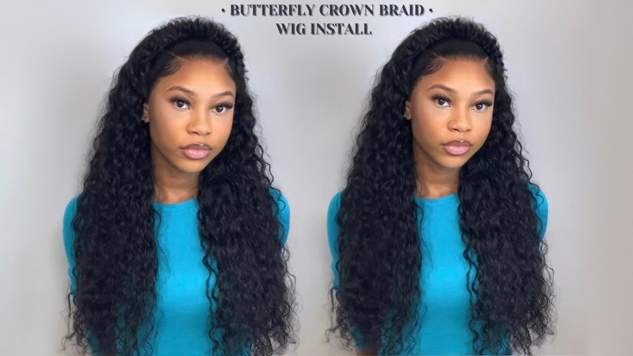 HOW TO: Glueless Pre-Styled Crown Braid 13x6 Frontal Wig Install | ft. West Kiss Hair