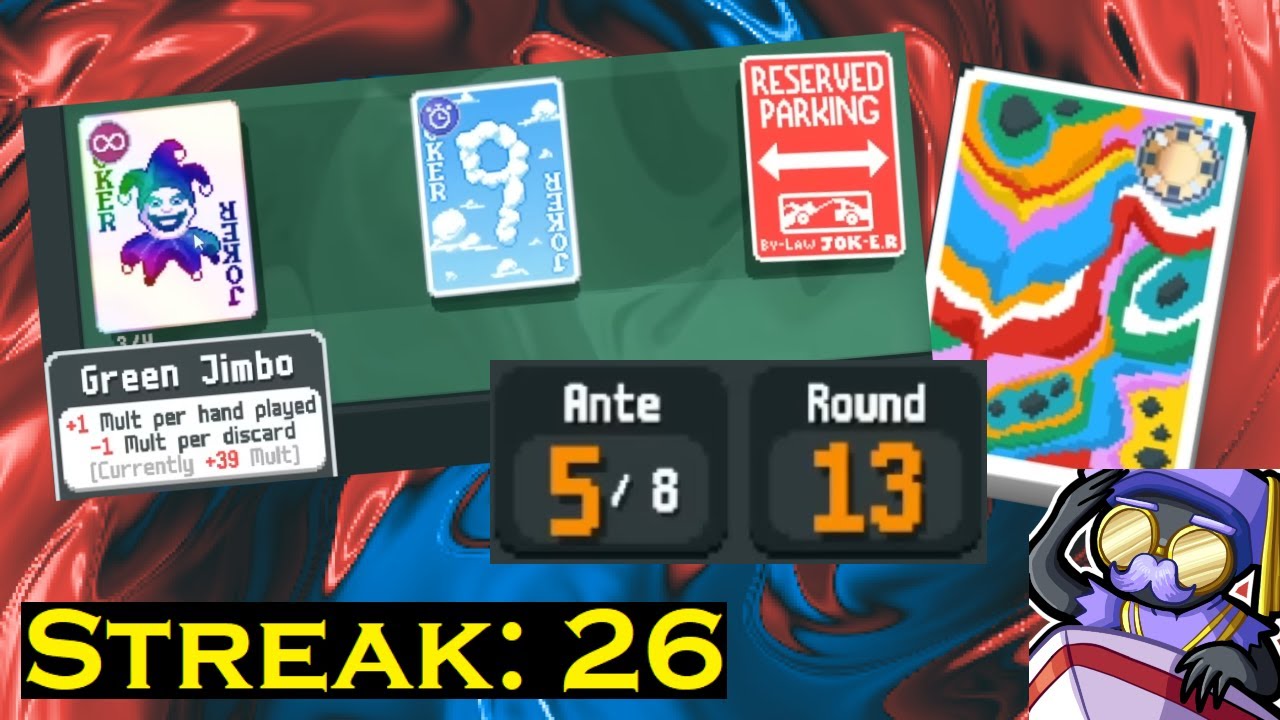 Green Joker getting the job done (High Stakes Balatro)