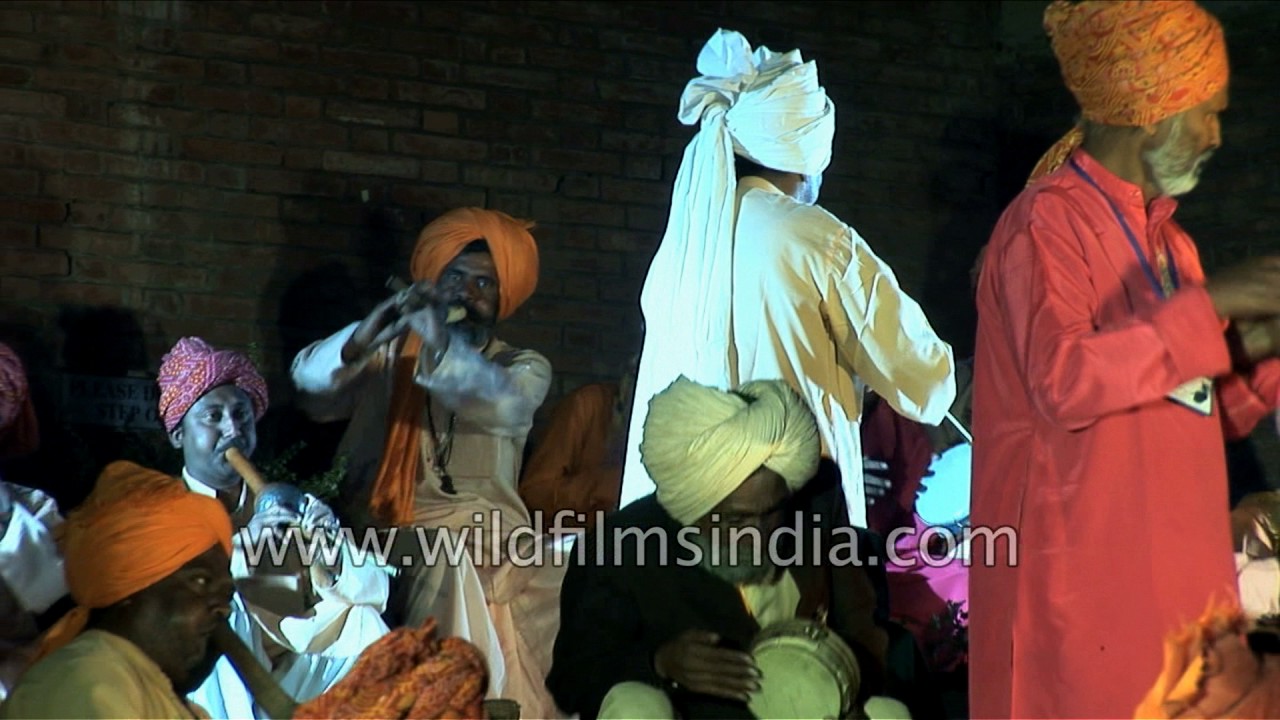 Secret tune that brings snakes out of the earth: Snake charmers play en masse