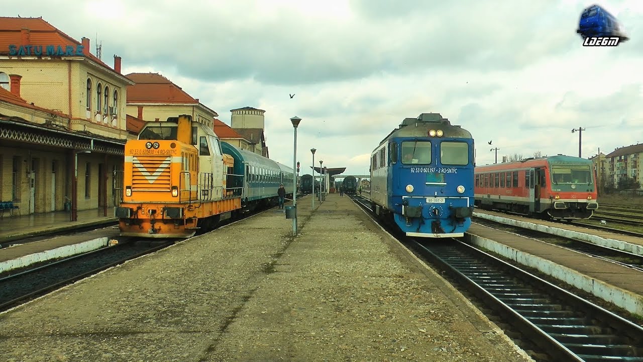 Trenuri & Activitate Feorivară/Trains & Rail Activity in Gara Satu Mare Station - 05 March 2020