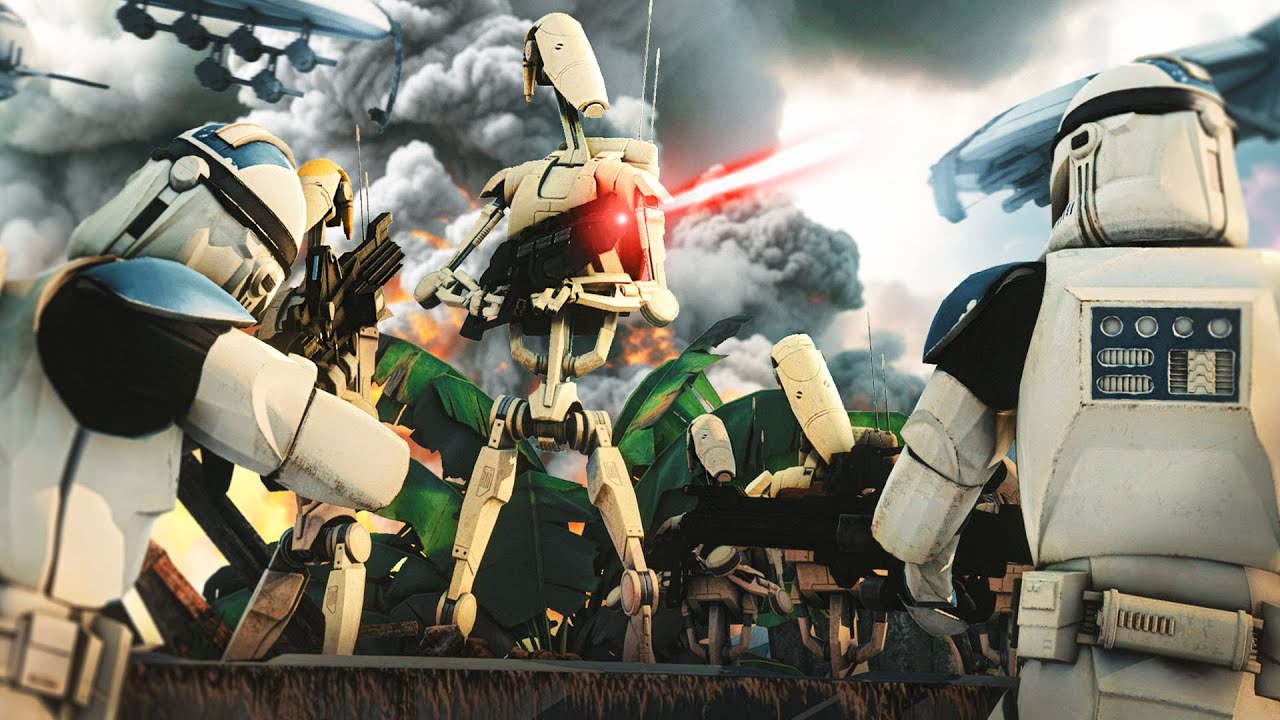 Can 100 Clones Hold MIMBAN from DROID INVASION!? - ARMA 3: Star Wars Operation