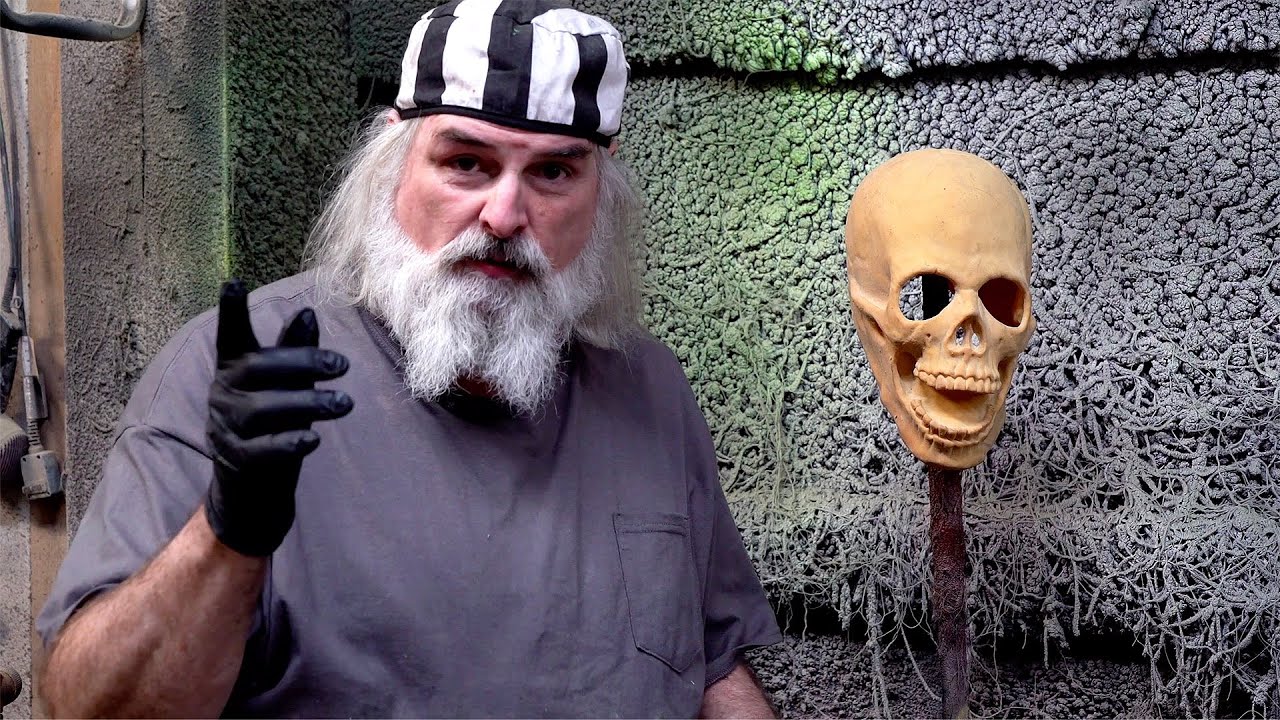 How Fast Can Ed Paint a Latex Skull Mask? | Distortions Unlimited