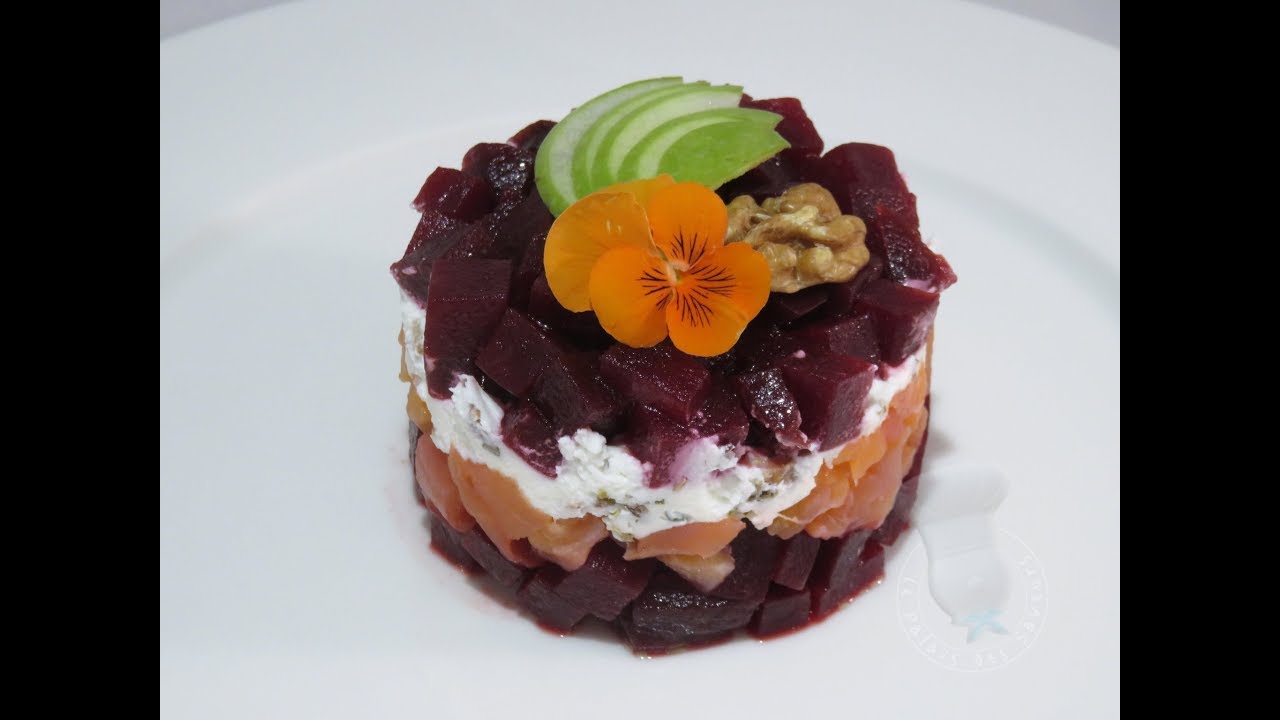 Recette du tartare de betterave à la truite fumée