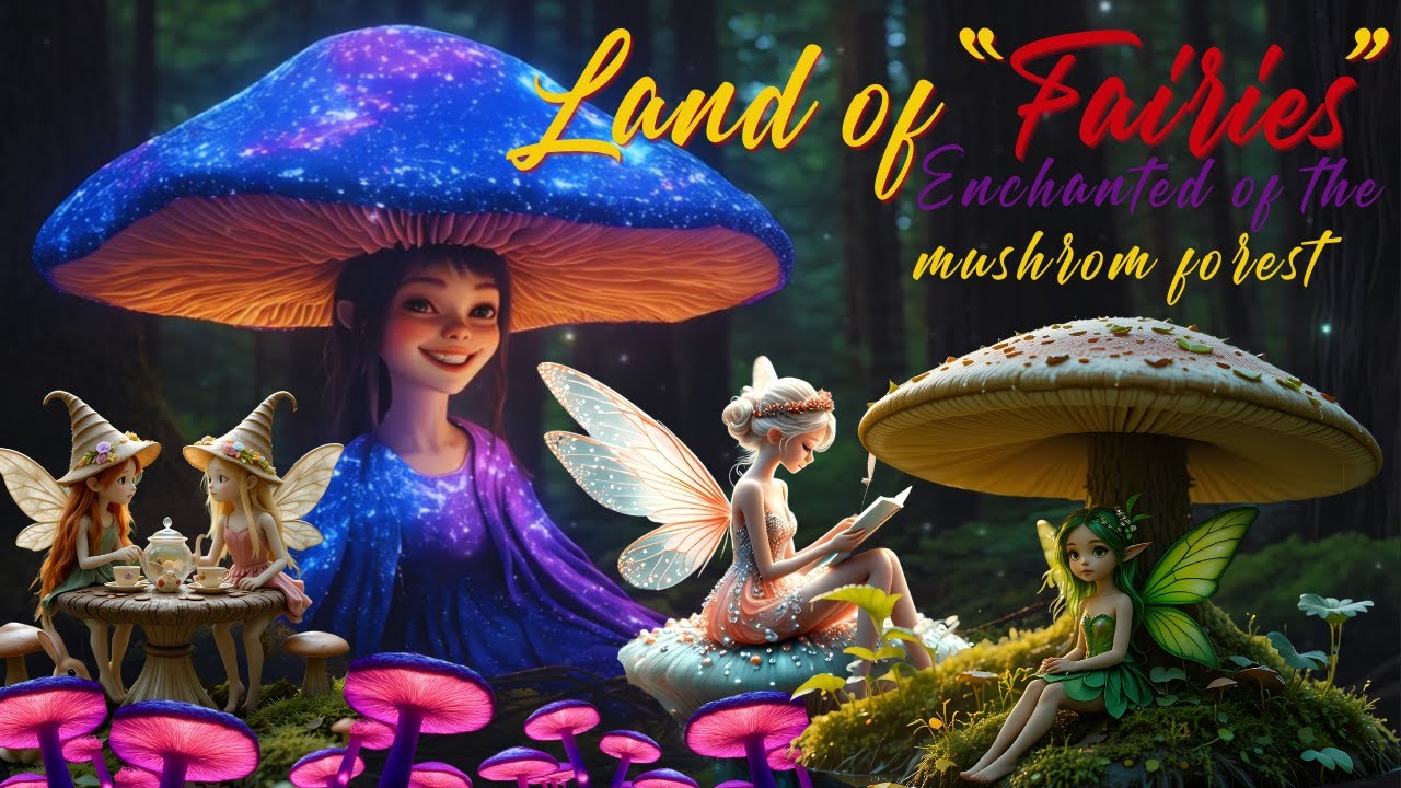 Land of fairies - Enchanted of the mushroom forest #fairies #ai #fairyqueen #enchanted #fantasyworld