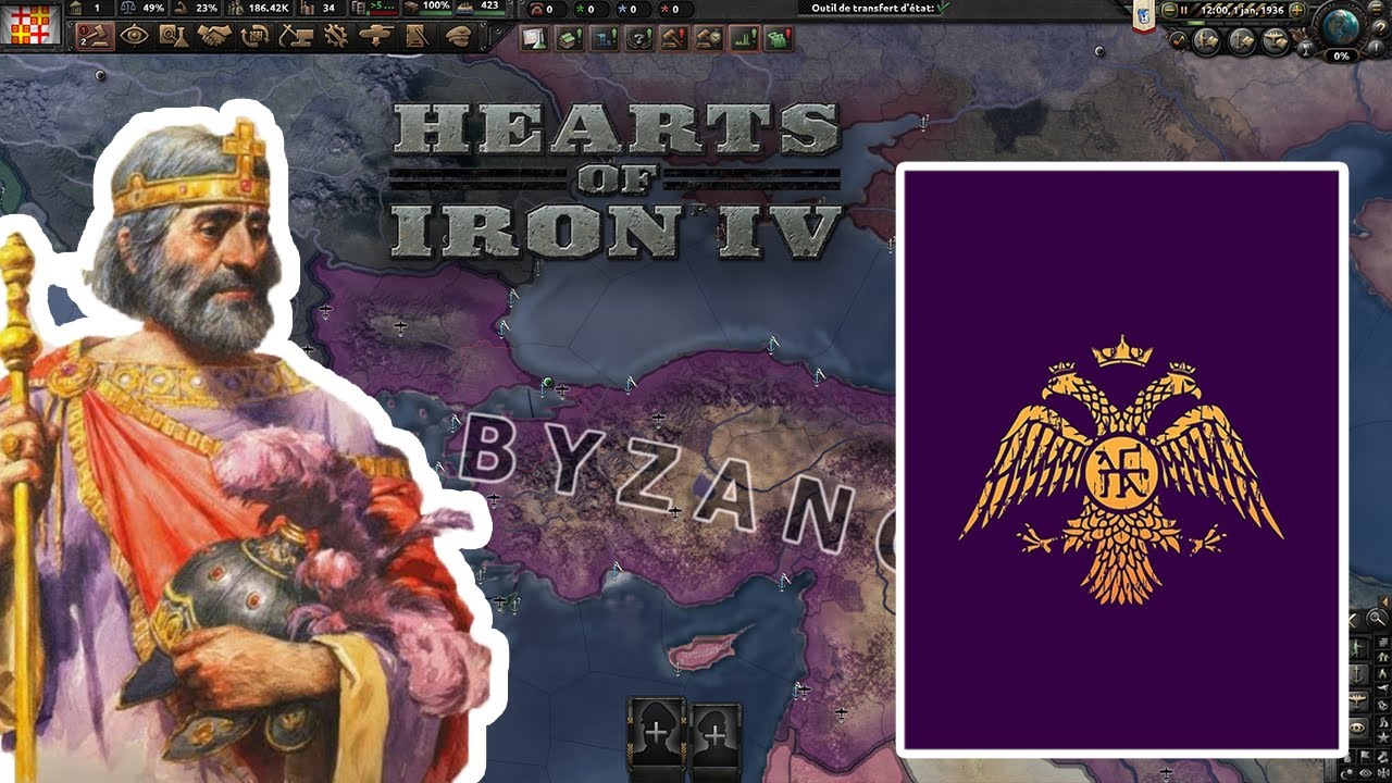 HOI4 FR: LE RETOUR DE L'EMPIRE BYZANTIN AVEC LA GRÈCE ! #EP1