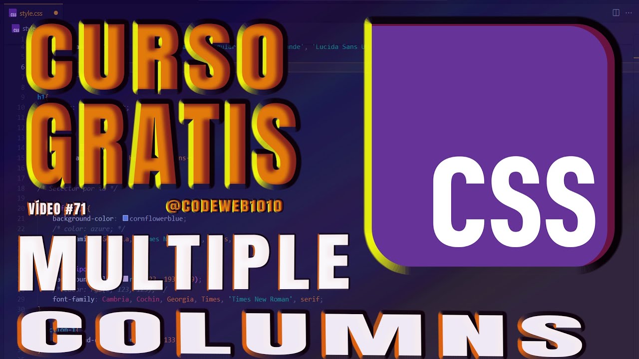 📢🚀CSS #71  Aprende Múltiples columnas en CSS: en modo periódico 📰 | Columnas sin Grid y sin llorar🚀😎