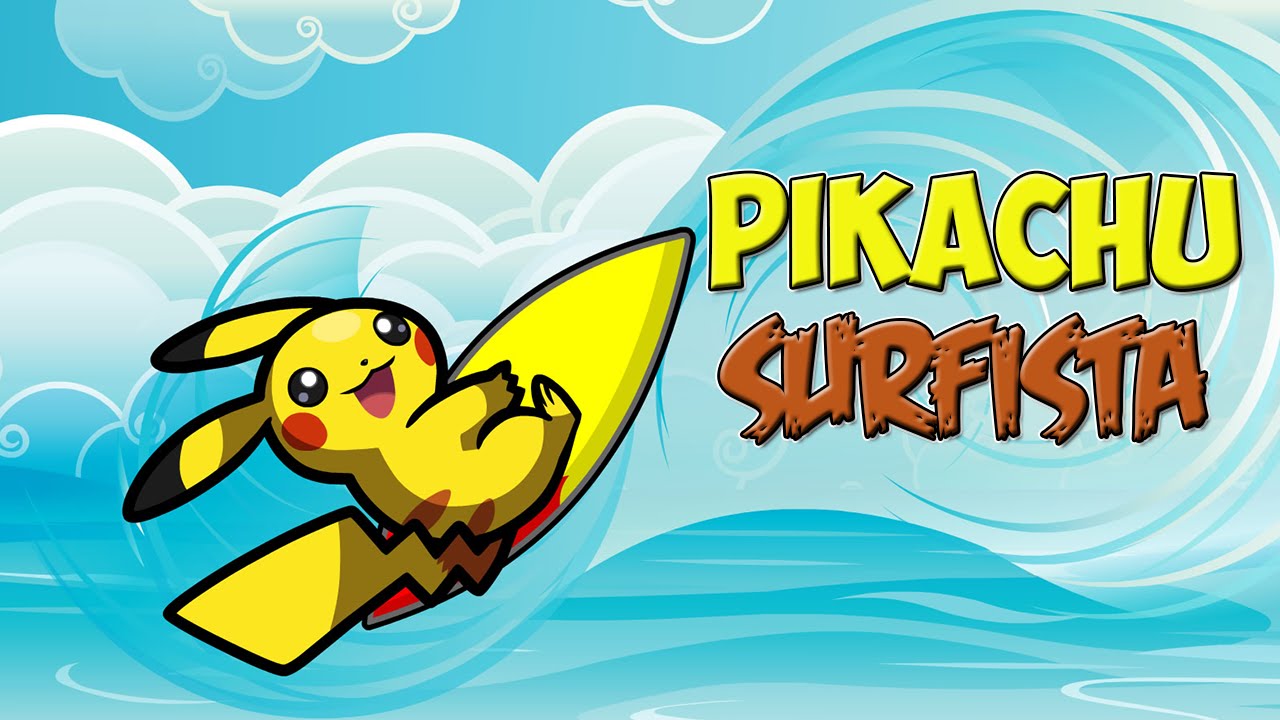 PIKACHU SURFISTA CON PENTAGONO
