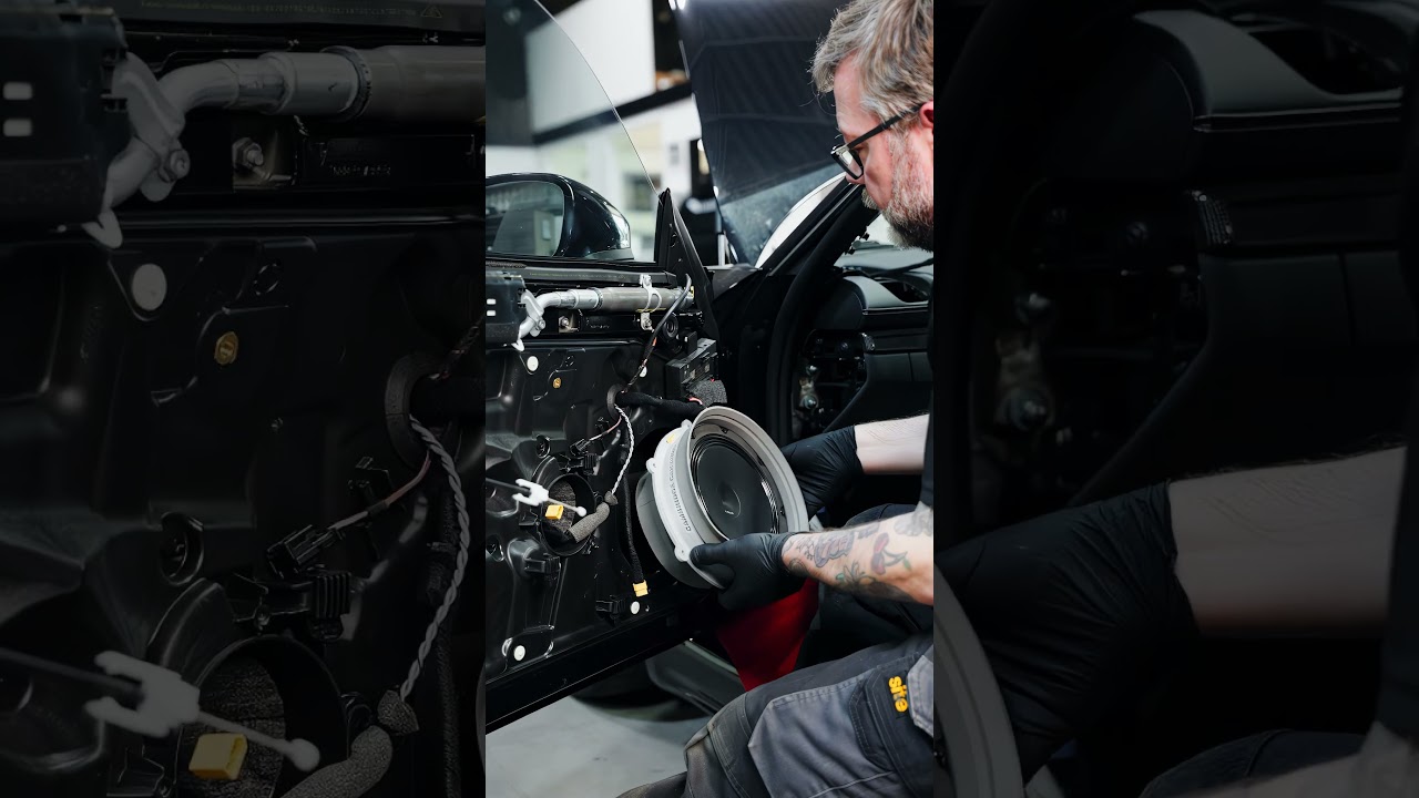 Porsche Sound System Upgrade | Audison and hertz Speakers Installed by Cambridge Car Audio