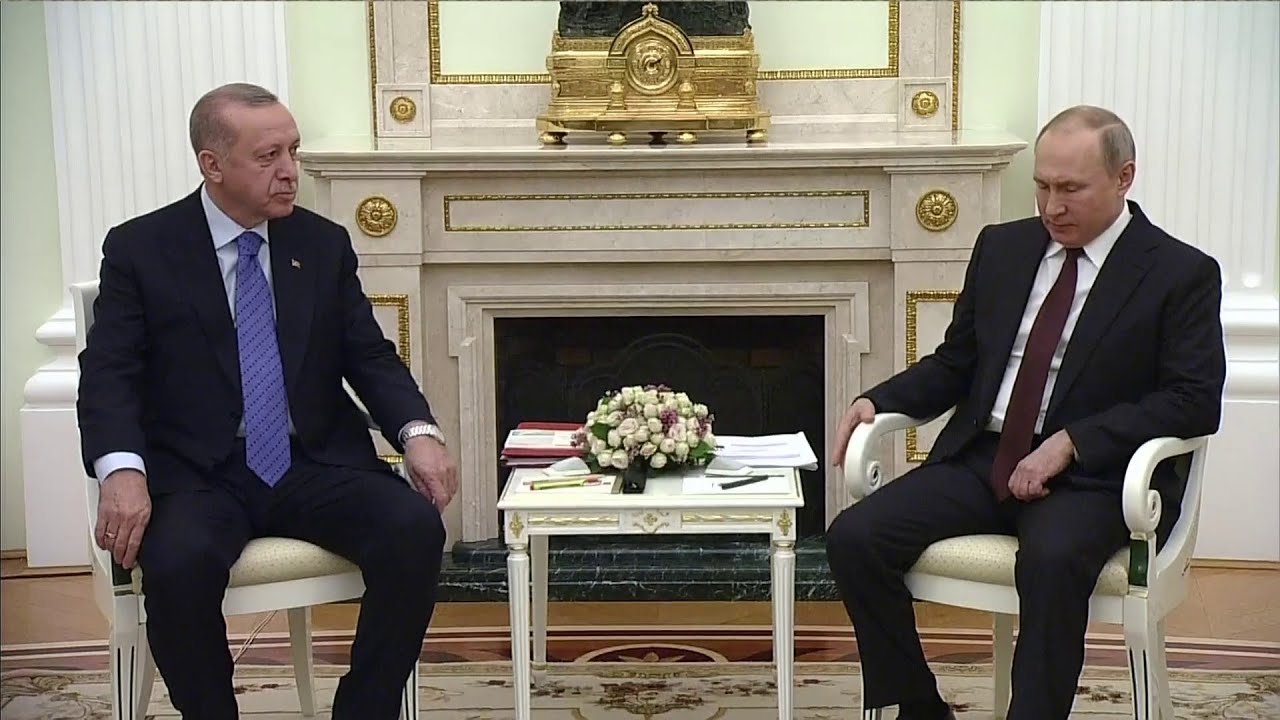 هكذا كان أول لقاء بين بوتين وأردوغان بعد مقتل عدد من الجنود الأتراك في سوريا