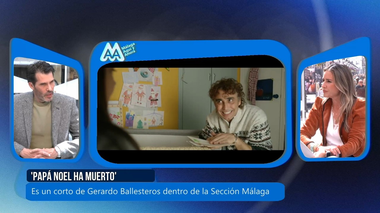 Entrevista a Gerardo Ballesteros director de Papá Noel ha muerto en Canal Málaga
