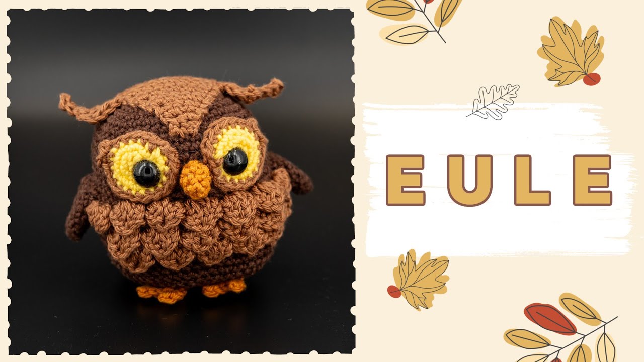 Eule häkeln | Halloween by justMiko