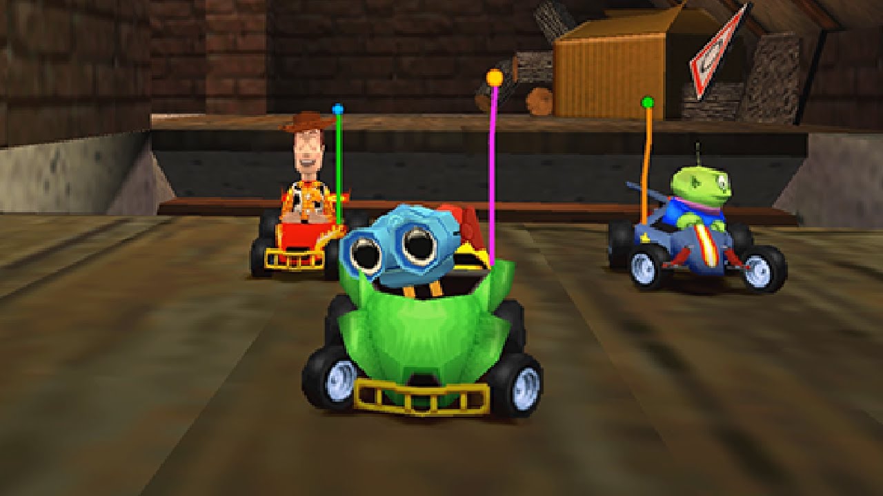 Toy Story Racer (PSX) - Enhanced Graphics in 4K (+Widescreen) - Gameplay