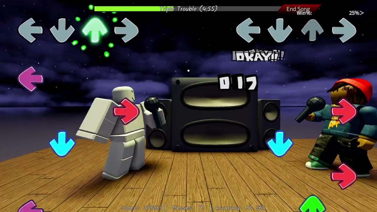 Johnikku~sama plays Roblox Fnf TT