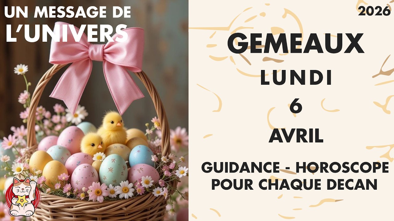 GEMEAUX LUNDI 6 AVRIL une proposition concr&egrave;te fait avancer la situation