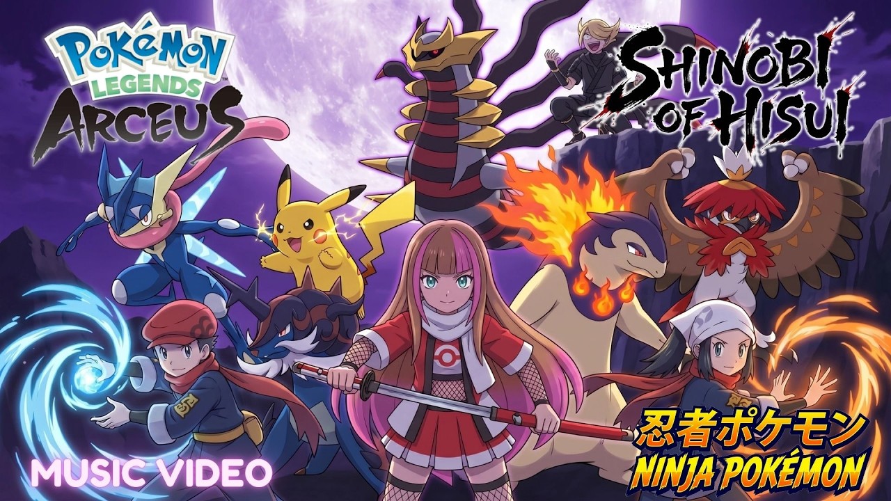 Pok&eacute;mon Legends: Arceus Fan Music Video | Shinobi of Hisui (Ninja Pok&eacute;mon) | ELEXYA