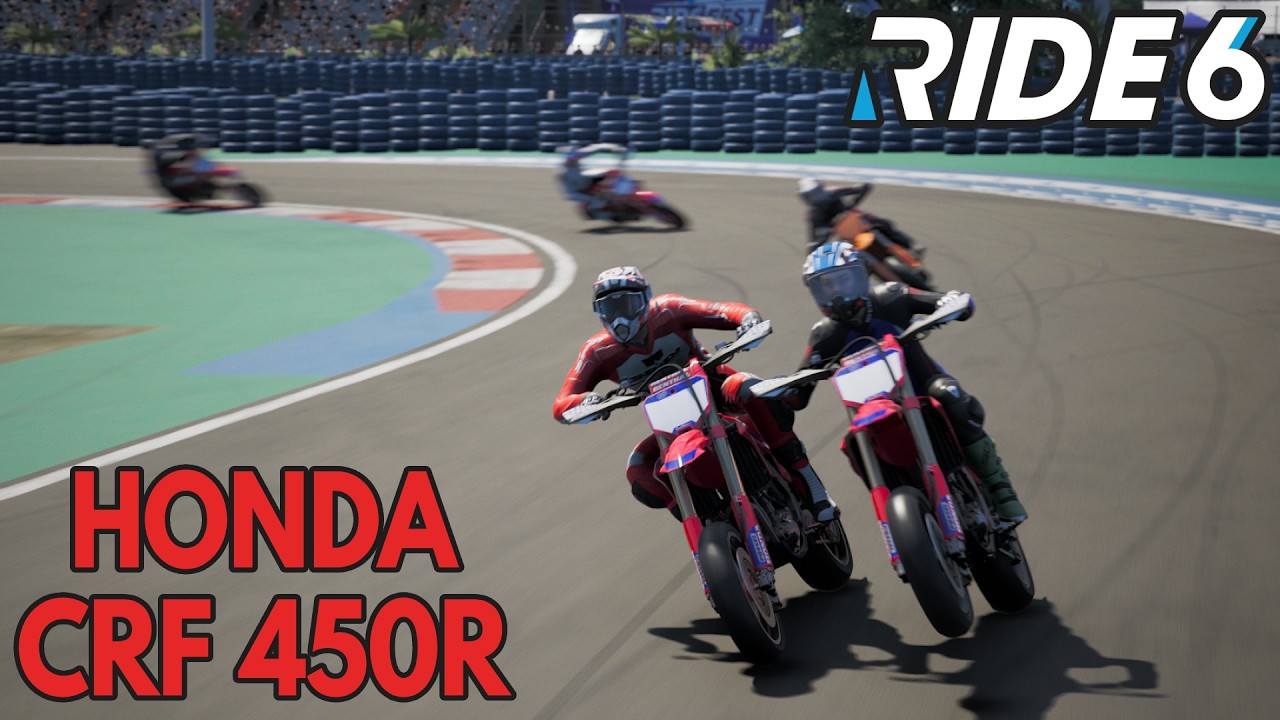 Supermoto Race In Blue Wave Arena - Honda CRF 450R | Ride 6