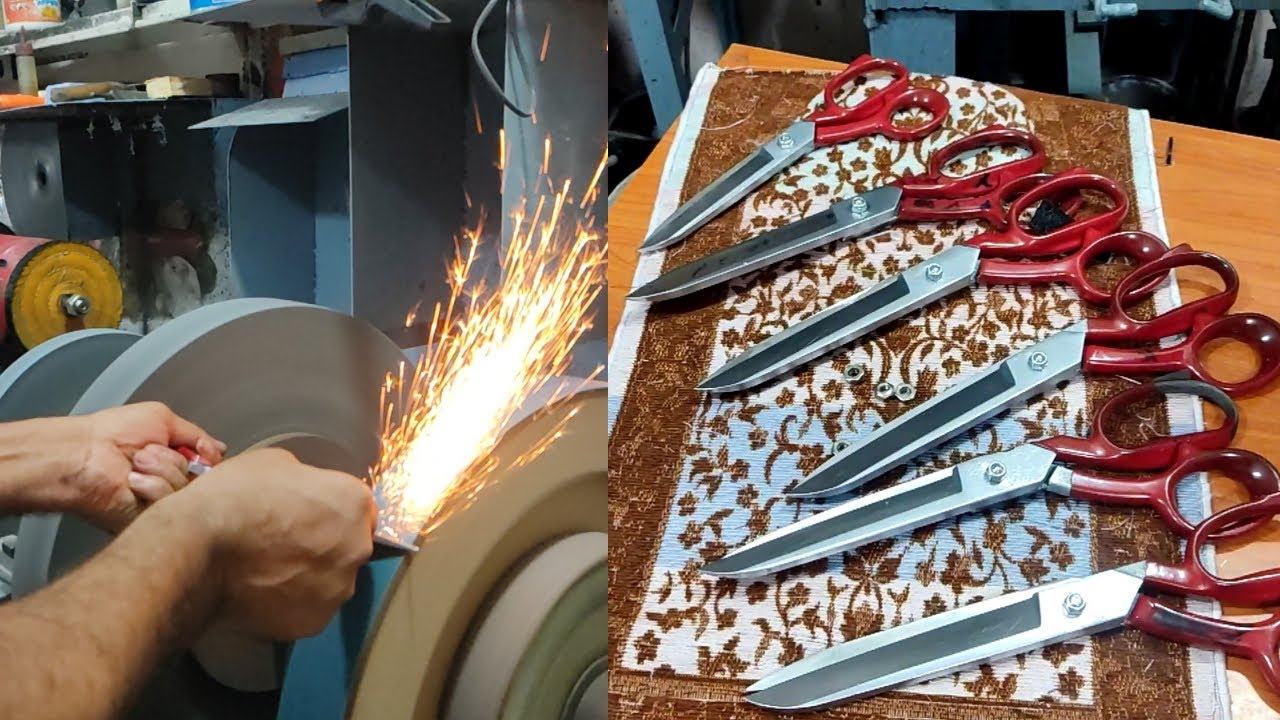 سن المقصات والصيانه العاشر من رمضان  sharpening upholstery scissors - Auto upholstery