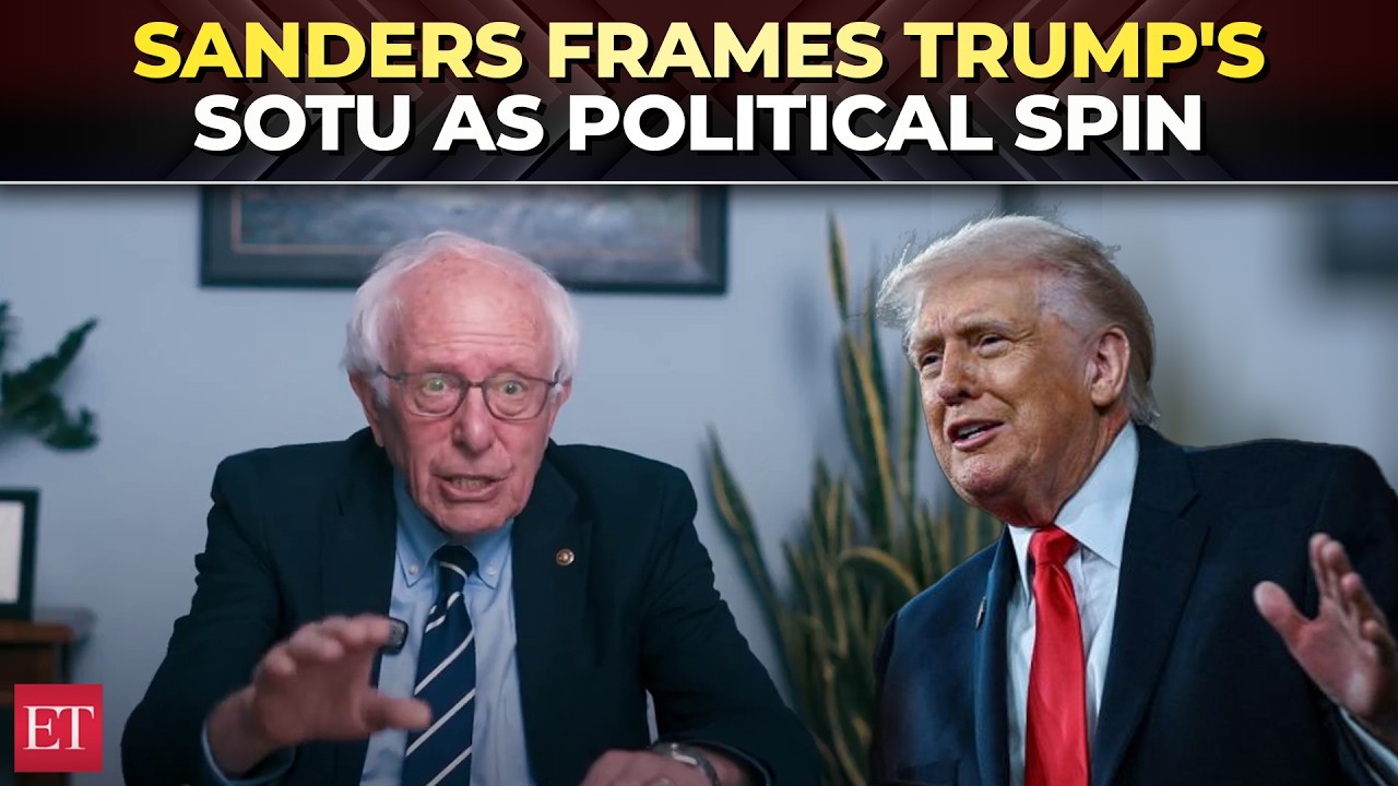 'This is the same man...': Bernie Sanders issues blunt takedown of Trump's State Of The Union