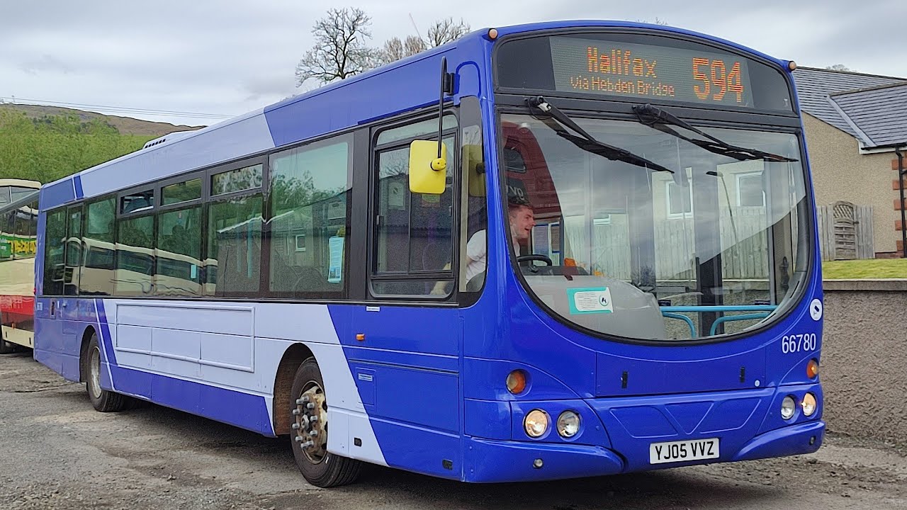 *Kickdowns* Preserved First Halifax 66780 Wright Eclipse Volvo B7RLE (YJ05 VVZ)