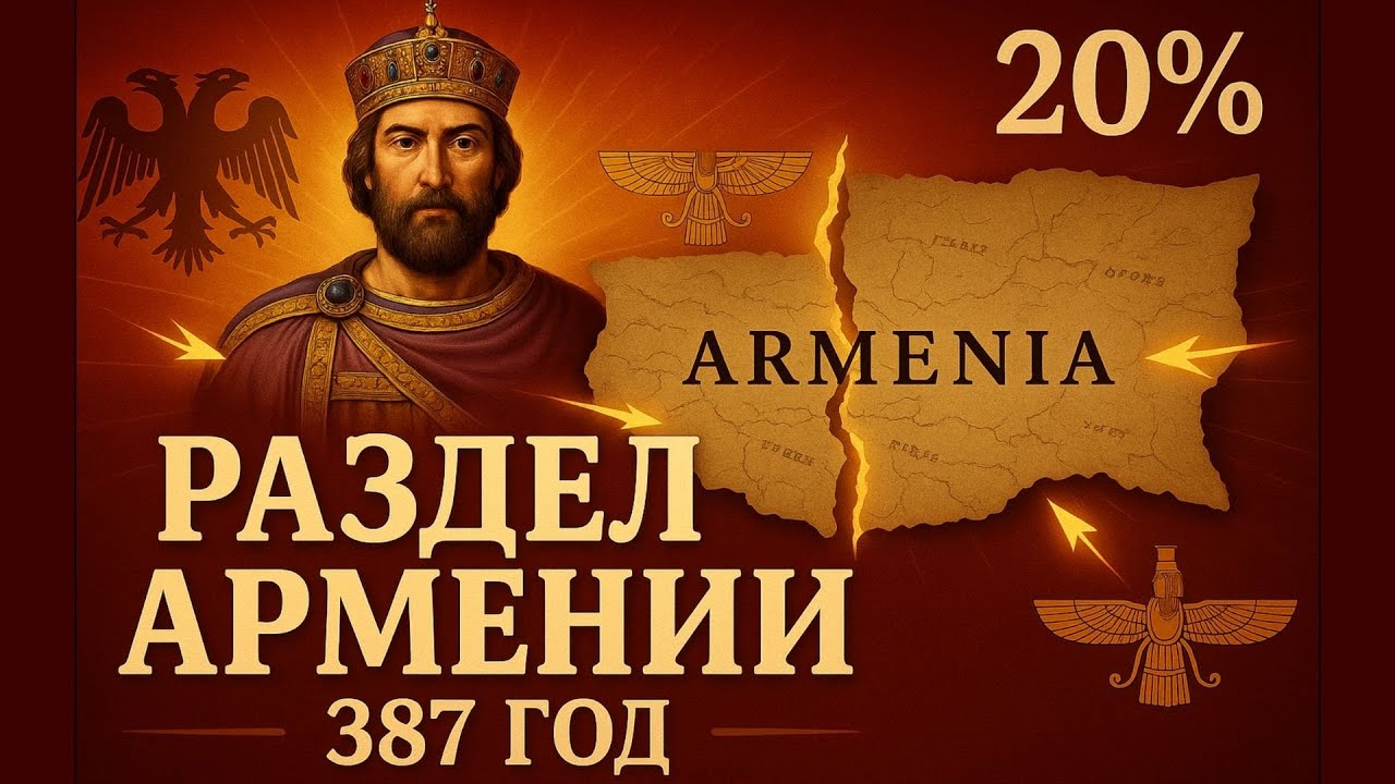 КАК Византия ПОГЛОТИЛА Западную Армению? 387 год - ШОКИРУЮЩИЙ раздел!