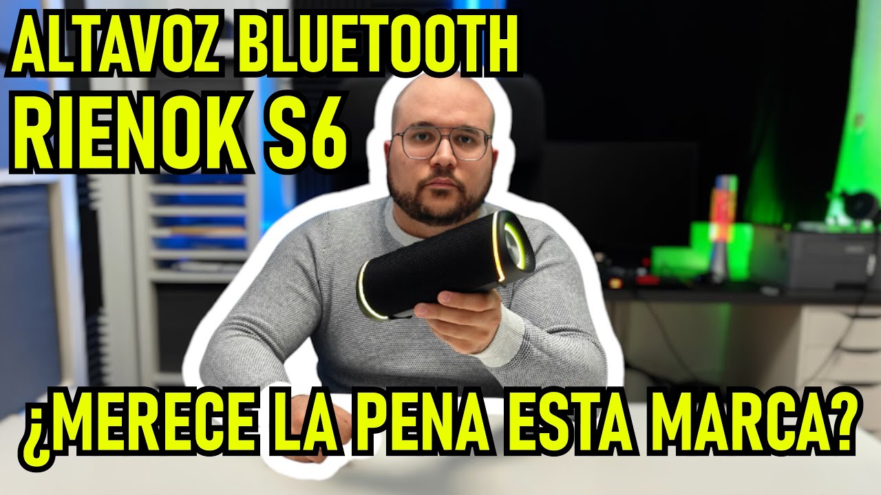 ¡Altavoz Bluetooth Rienok S6 a Fondo! Unboxing, Test de Sonido y Más 🔊