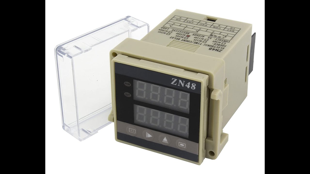 CONTADOR DIGITAL ZN48 PROGRAMACIÓN
