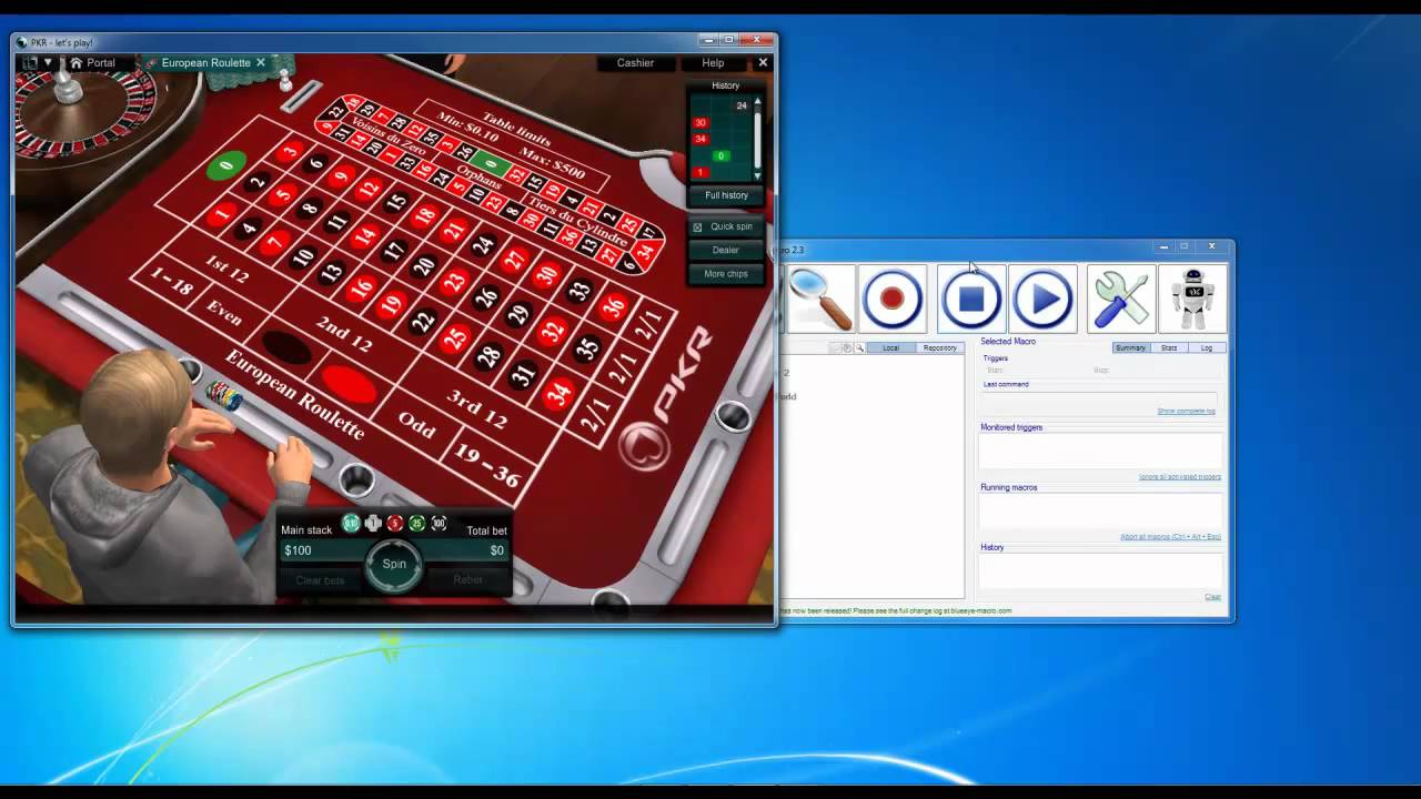 Roulette bot - Tutorial using Blue Eye Macro