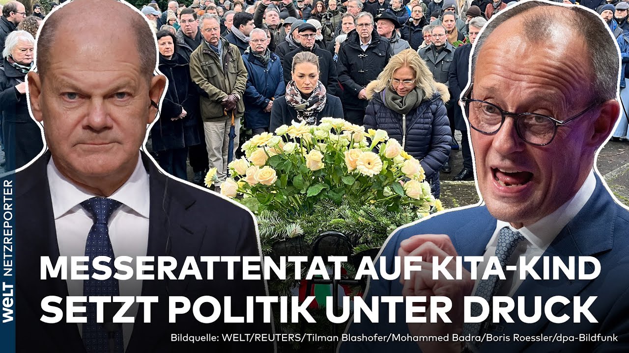 BLUTTAT VON ASCHAFFENBURG: Kind und Helfer erstochen - Behördenversagen schockiert Deutschland