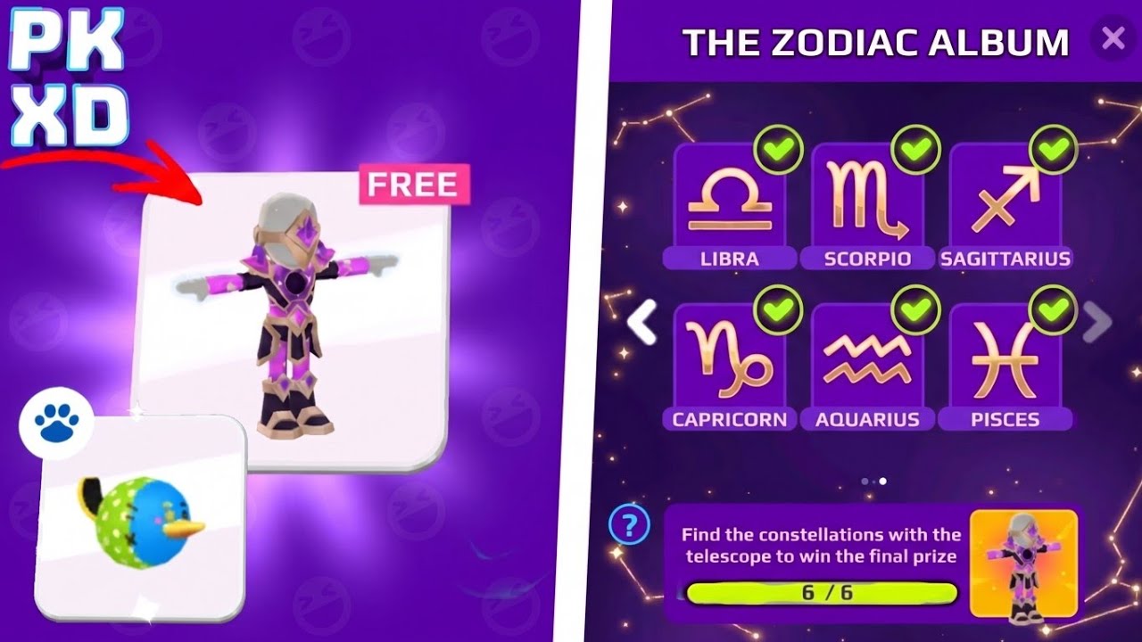 🌌 ALL album 6/6 all Zodiac CONSTELLATION Locations + bug || 🎁 Finding Zodiac sign location PK XD 6/6
