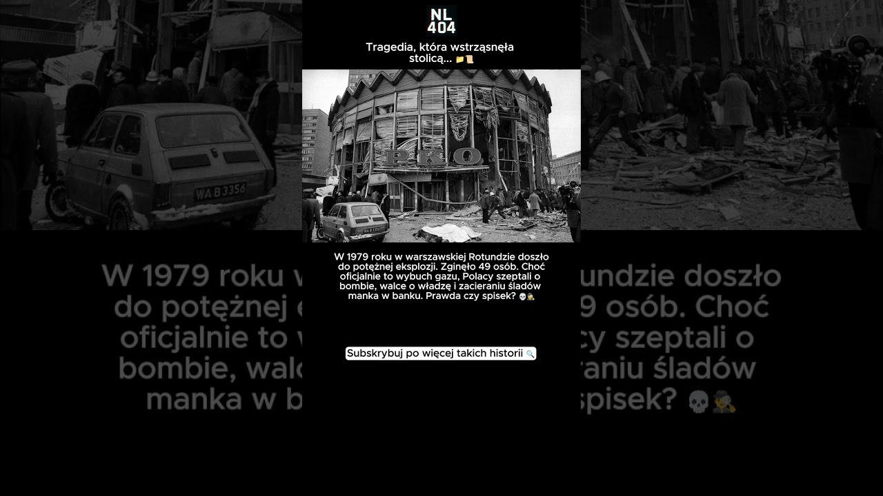 Wybuch w Rotundzie &ndash; co ukryła władza? 🏦💥