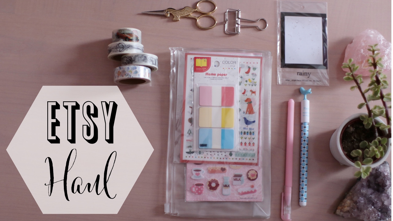 ETSY HAUL | Washi Tape, Stifte, Stickynotes ❤️