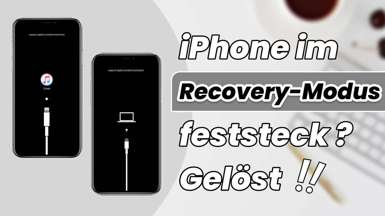 iPhone im Wiederherstellungsmodus feststeckt! -8 Lösungen zum Beheben