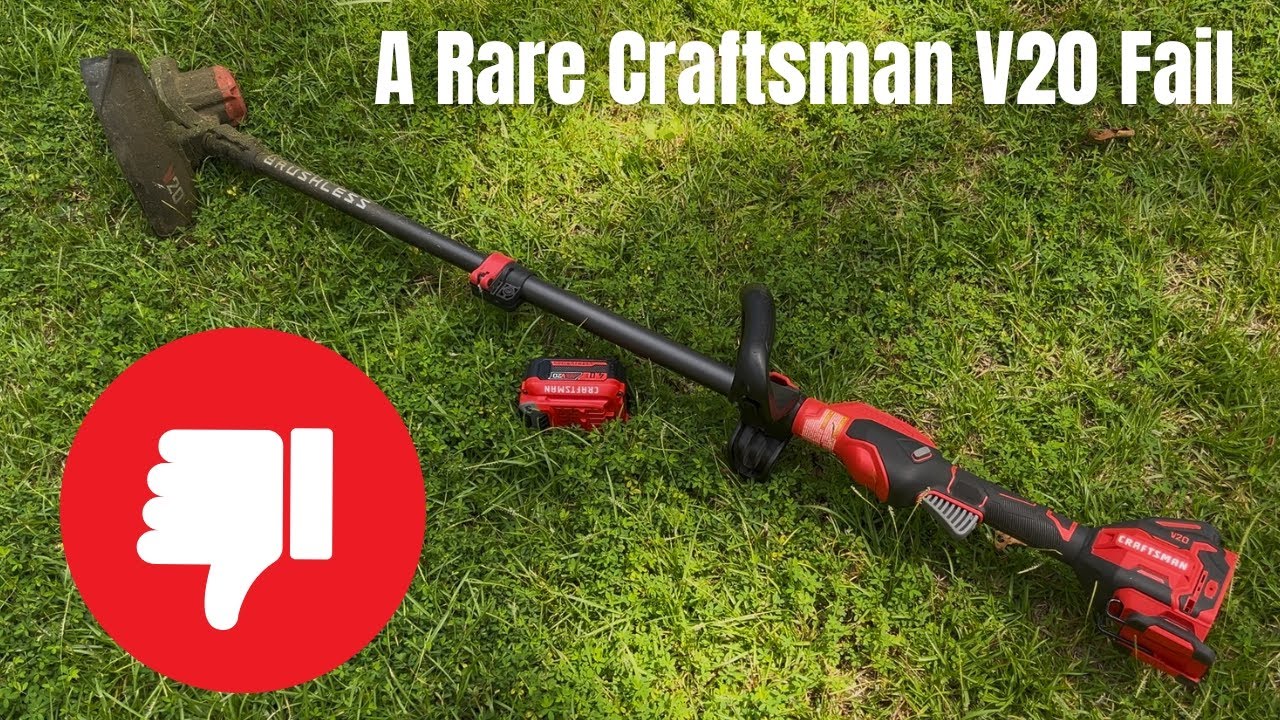 Craftsman V20 String Trimmer WOES & REGRETS - but it still works!