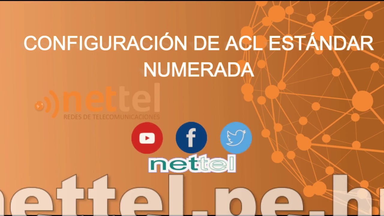 Como configurar ACL est&aacute;ndar numerada en packet tracer