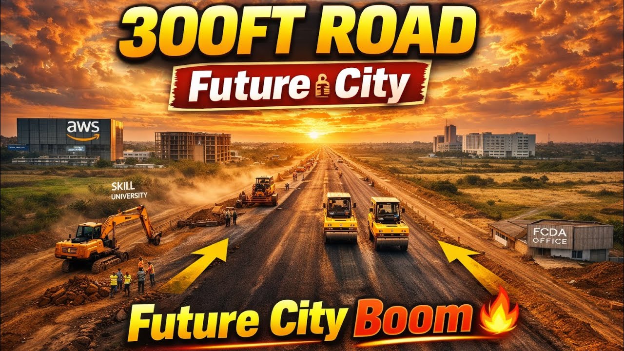 Future City Hyderabad Growth | 300 Feet Road | Skill University | Amazon AWS Data Center Road #home 