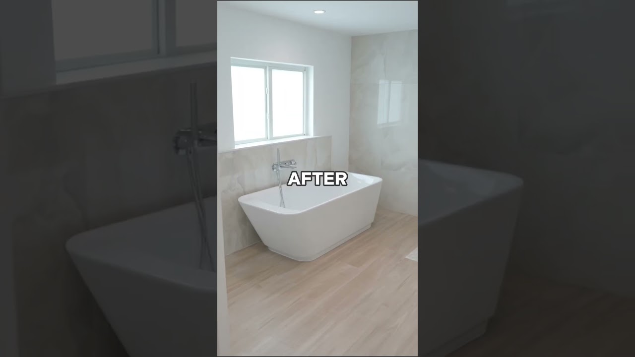Before and After Bathroom Renovation
