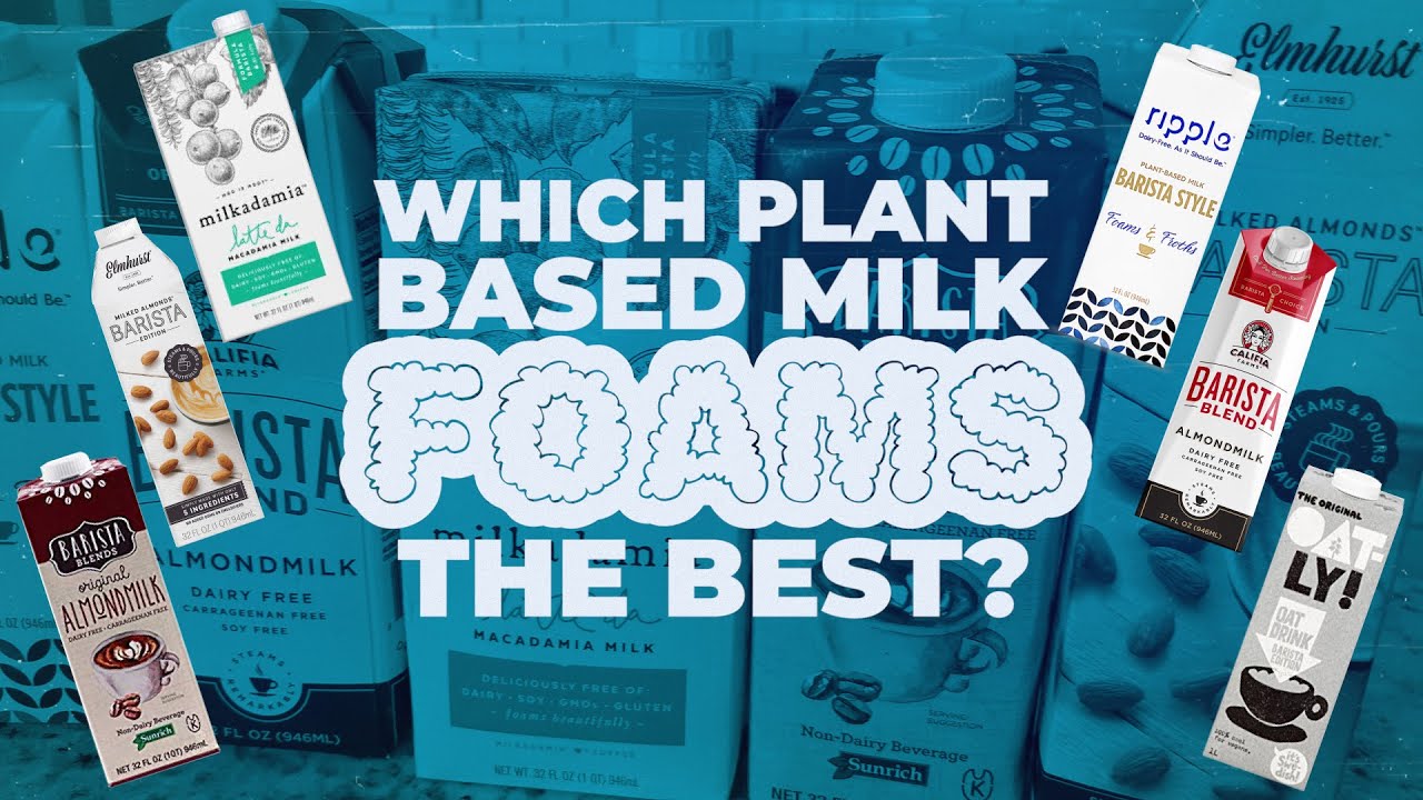 Which Plant Based Milk Makes the Best Cold Foam in a Vitamix Aer?