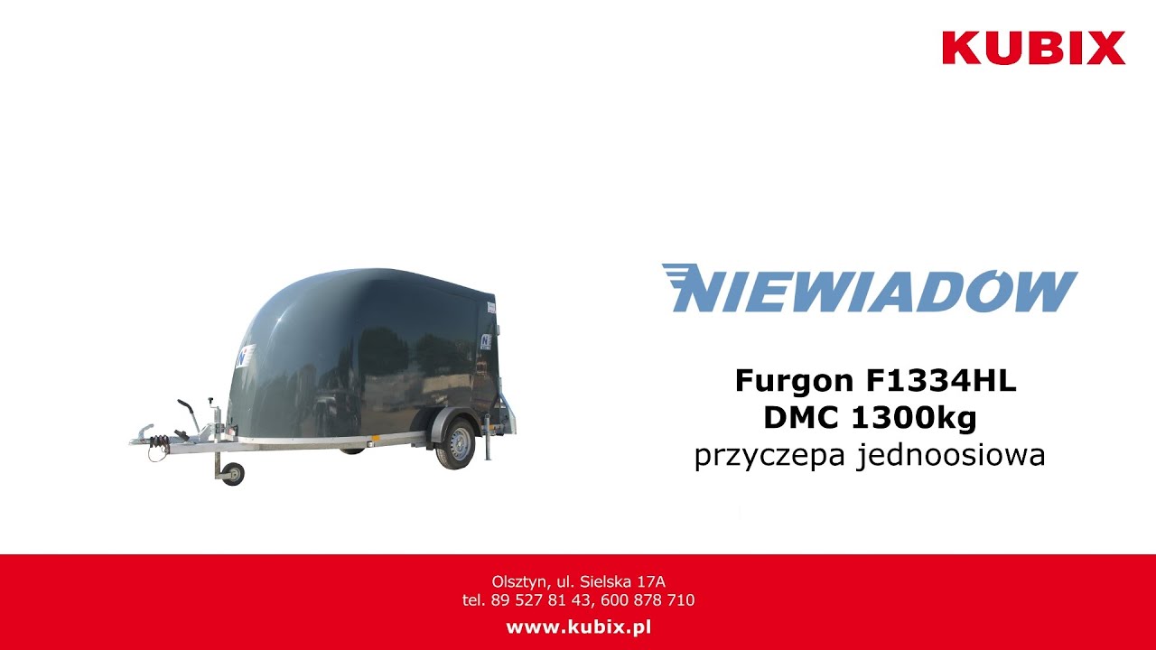 Furgon Niewiad&oacute;w F1334HL, DMC 1300kg
