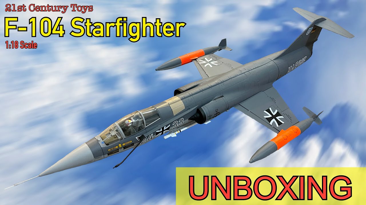 1:18 F-104 Starfighter (UNBOXING!) 21st Century Toys