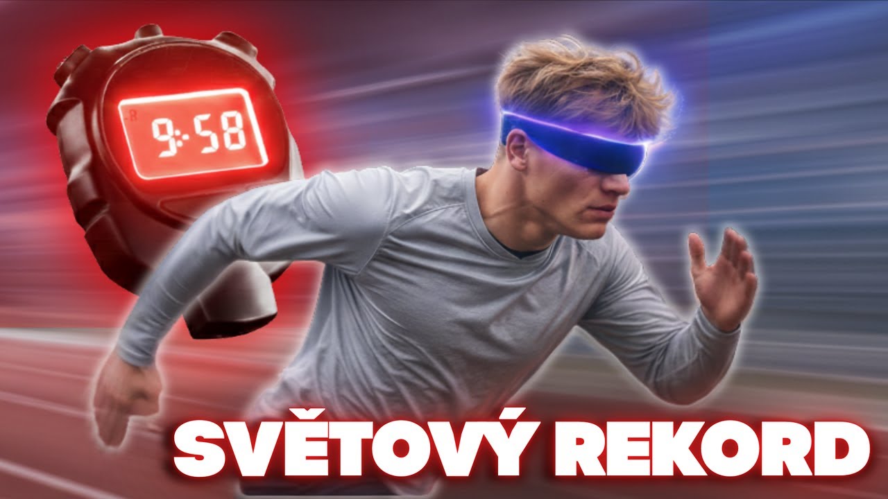 Dokážu Uběhnout 100m POSLEPU? (Nezkoušejte doma}